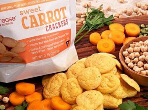 Sweet Carrot Crackers from Savorease