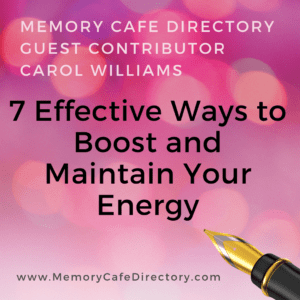 Guest Contributor Carol Williams Memory Cafe Directory