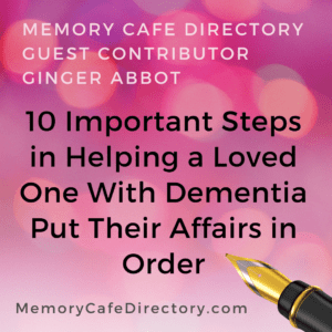 Guest Contributor Ginger Abbot on Memory Cafe Directory